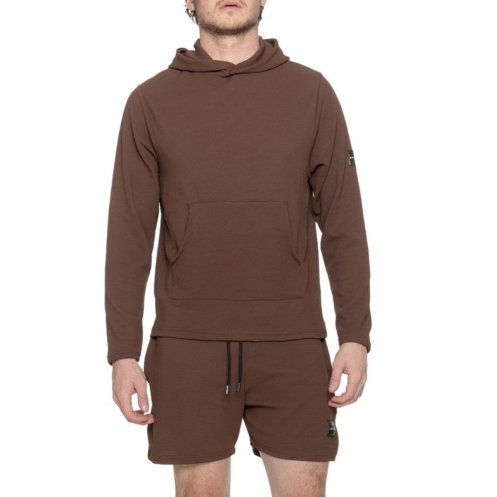 Spyder brown hoodie pullover sweatshirt brown size large